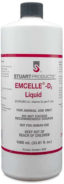 Stuart Products EMCELLE D-3 bottle