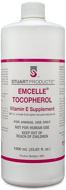 Stuart Products EMCELLE Tocopherol bottle